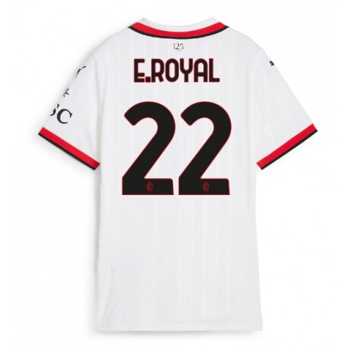 Dámy Fotbalový dres AC Milan Emerson Royal #22 2024-25 Venkovní Krátký Rukáv